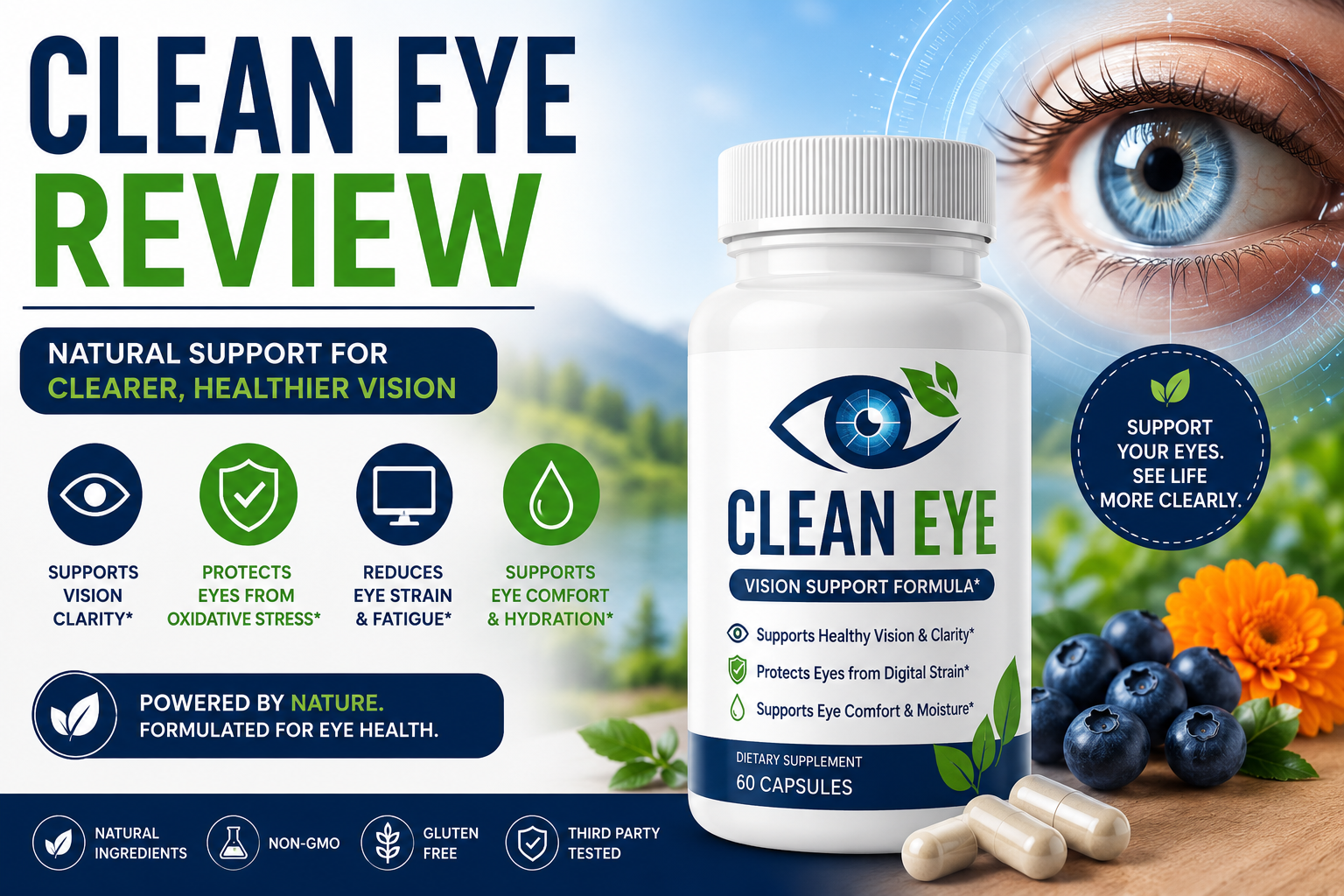 clean eye