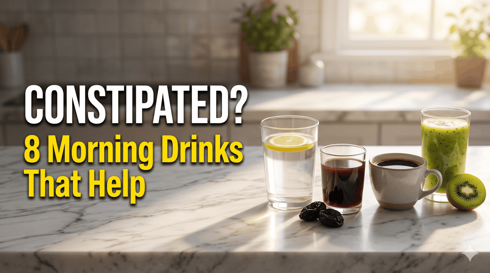 Morning Drinks for Constipation