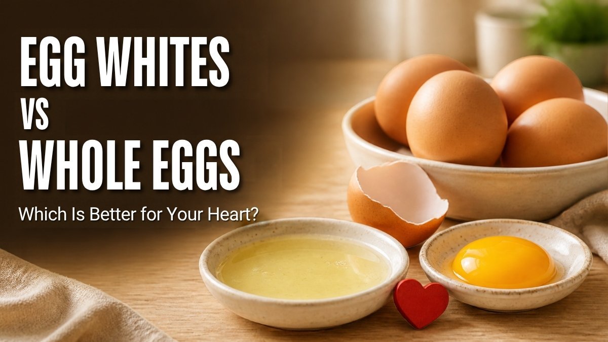 Egg whites vs whole eggs for heart health